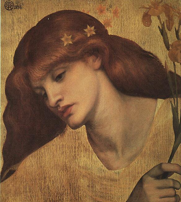 Dante Gabriel Rossetti Sancta Lilias